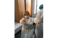Dr Carmen Dorobăț s-a vaccinat împotriva COVID