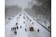 Zăpada închide școlile din Madrid. Cursurile de mută online
