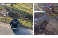 Bebeluș ARUNCAT pe marginea unui drum de niște hoți de mașini