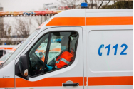 Ambulanță implicată într-un accident la Vaslui
