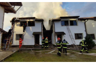 Incendiu la un complex turistic din Sibiu