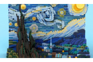Tablou celebru semnat de Van Gogh, recompus din 1.500 de piese Lego