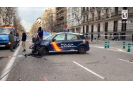 Scene de film polițist la Madrid. Un român a fost urmărit de Poliție și dus în pumni la spital