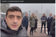 FOTO/VIDEO - Deputatul AUR, George Simion, blocat în Vama Leușeni. El are interdicție de a intra în Basarabia până în 2023