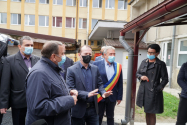 Premierul Florin Cîţu a vizitat Centrul de vaccinare de la Spitalul din Gura Humorului