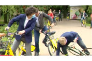 De Ziua Mondială a Bicicletei, ministrul Mediului a căzut de pe ... bicicletă