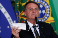 Bolsonaro, amendat cu 108 dolari pentru că nu a purtat mască la un eveniment