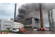Un nou incendiu a izbucnit la incineratorul din Brazi. Se pare că focul a fost pus de un angajat, care a vrut să se sinucidă