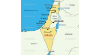 Israel---vector-map