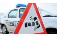 Șoferul bețivan din Huși care a lovit doi polițiști a fost reținut