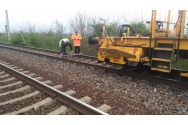 Lucrări pentru ridicarea restricțiilor de viteză pe calea ferată către București