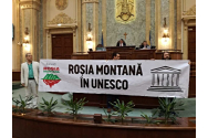  Roșia Montană a fost înscrisă în Patrimoniul UNESCO și în Patrimoniul mondial în pericol