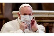Papa Francisc a lansat un apel către oameni să se vaccineze împotriva COVID-19. Vaccinurile ar putea pune capăt pandemiei