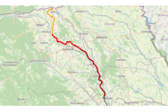 HARTĂ Traseul final pentru autostrada Pașcani – Suceava – Siret, parte din A7