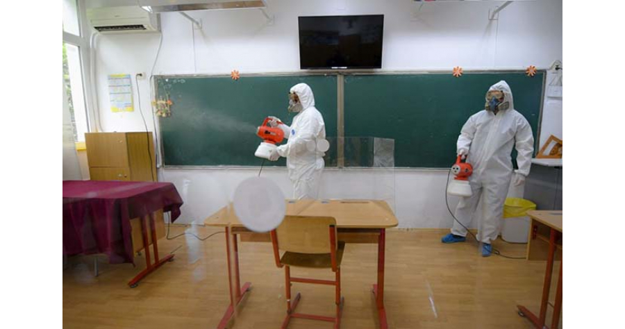 SCOALA  dezinfectie-scoala