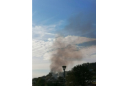 GALERIE FOTO - Incendiu în Galata. O casă arde cu flăcări până la cer