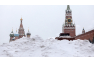 Moscova, acoperită de zăpezi