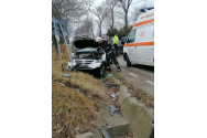 Accident grav la Botoșani. Un tânăr a fost rănit grav