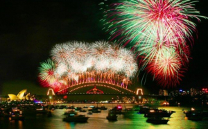 Foc cu șase tone de artificii la Sydney