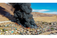 Un cartier al săracilor din Chile a ars în totalitate. Sute de oameni au rămas fără case