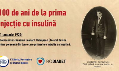  100 de ani de la administrarea primei injecții cu insulină