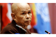 Thich Nhat Hanh, părintele mindfulness, a murit la 95 de ani. Înmormântarea lui va dura 5 zile