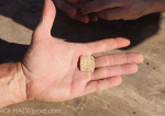 Arheologii israelieni au descoperit o amuletă de plumb veche de aproximativ 3.300 de ani