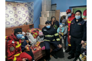 Cinci copii rămași fără adăpost, la Comarna