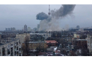 Noi atacuri la Kiev. Orașul este în flăcări