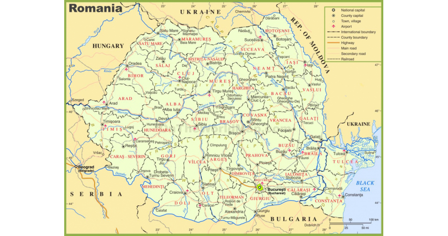 romania-political-map