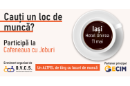Ești în căutarea unui loc de muncă? Participă la Cafeneaua cu Joburi Iași