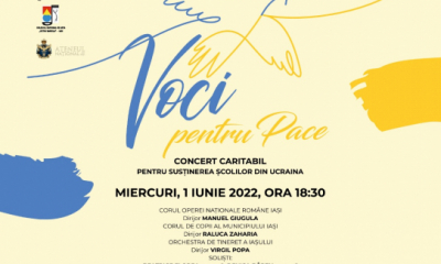  „Voci pentru Pace” - Spectacol la Opera din Iași pentru copiii Ucrainei