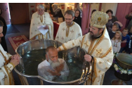 O chinezoaică şi un suedez, botezaţi ortodocşi de episcopul Macarie al Europei de Nord