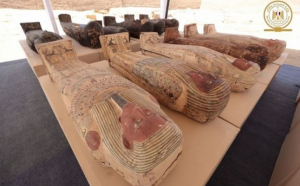 250 de sarcofage şi 150 de statui de bronz au fost descoperite în necropola Saqqara