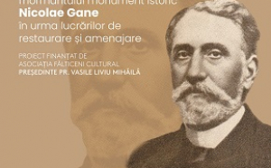 Restaurarea mormântului lui Nicolae Gane