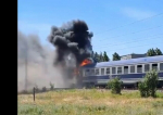 Incendiu puternic într-un tren care circula între Sibiu și Râmnicu Vâlcea. 70 de oameni se aflau în garnitură