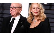 Fotomodelul Jerry Hall divorţează de miliardarul Rupert Murdoch. Ea are 66 de ani, iar soțul ei 91