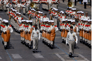 Legiunea Străină, o apariție exotică la parada de Ziua Națională a Franței