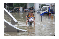 Inundații în China. Șase persoane au murit