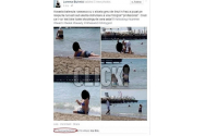 Lorena Buhnici își bate joc de femeile de pe plajă