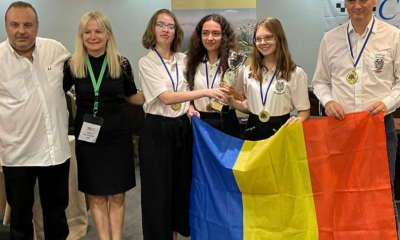 Miruna Lehaci şi Ema Obadă, campioane europene la şah, cu echipa României