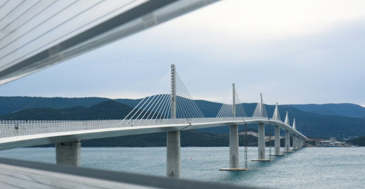 Croaţia inaugurează un pod important ce va lega orașul turistic Dubrovnik de restul țării