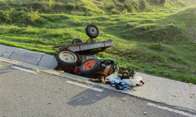 Accident mortal. Un tractor s-a răsturnat la Costești