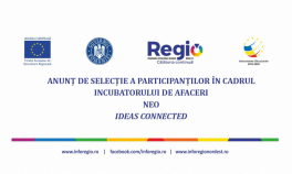 Anunț de selecție a participanților în cadrul  incubatorului de afaceri  NEO  IDEAS CONNECTED