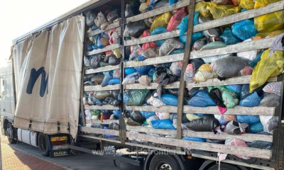 67 de tone de deşeuri aduse din Germania, oprite la frontieră