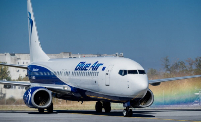 Traficul aerian va scădea cu 14 la sută după retragerea companiei Blue Air