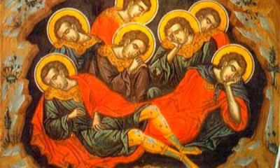 Calendar ortodox, 22 octombrie. Cei șapte tineri din Efes, Sfântul Avarchie, Episcopul Ierapolei