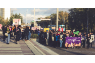 La Iași, 1500 de voci au cerut în stradă siguranță pentru femei