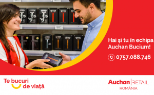 Auchan angajează în orașul tău! Vino în echipa Auchan Bucium și află cum e să-ți placă să mergi la lucru în fiecare zi 