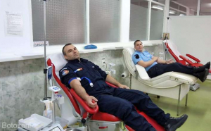 Un jandarm din Botoșani a donat sânge de 27 de ori